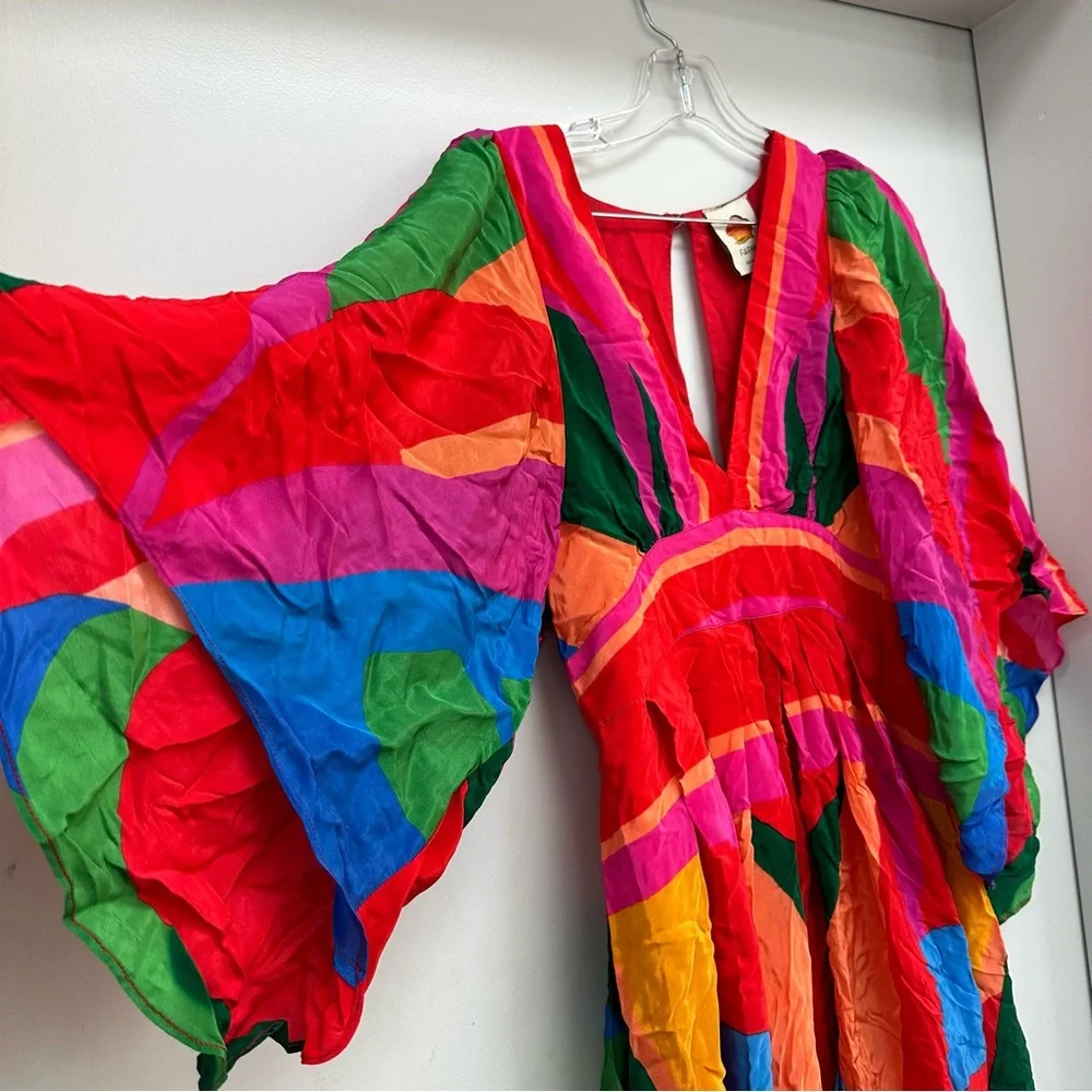 FARM Rio Multicolor Midi Dress - Picture 2 of 9